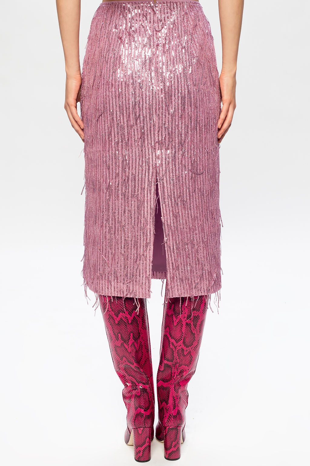 Skirt with sequin trims Samsøe Samsøe